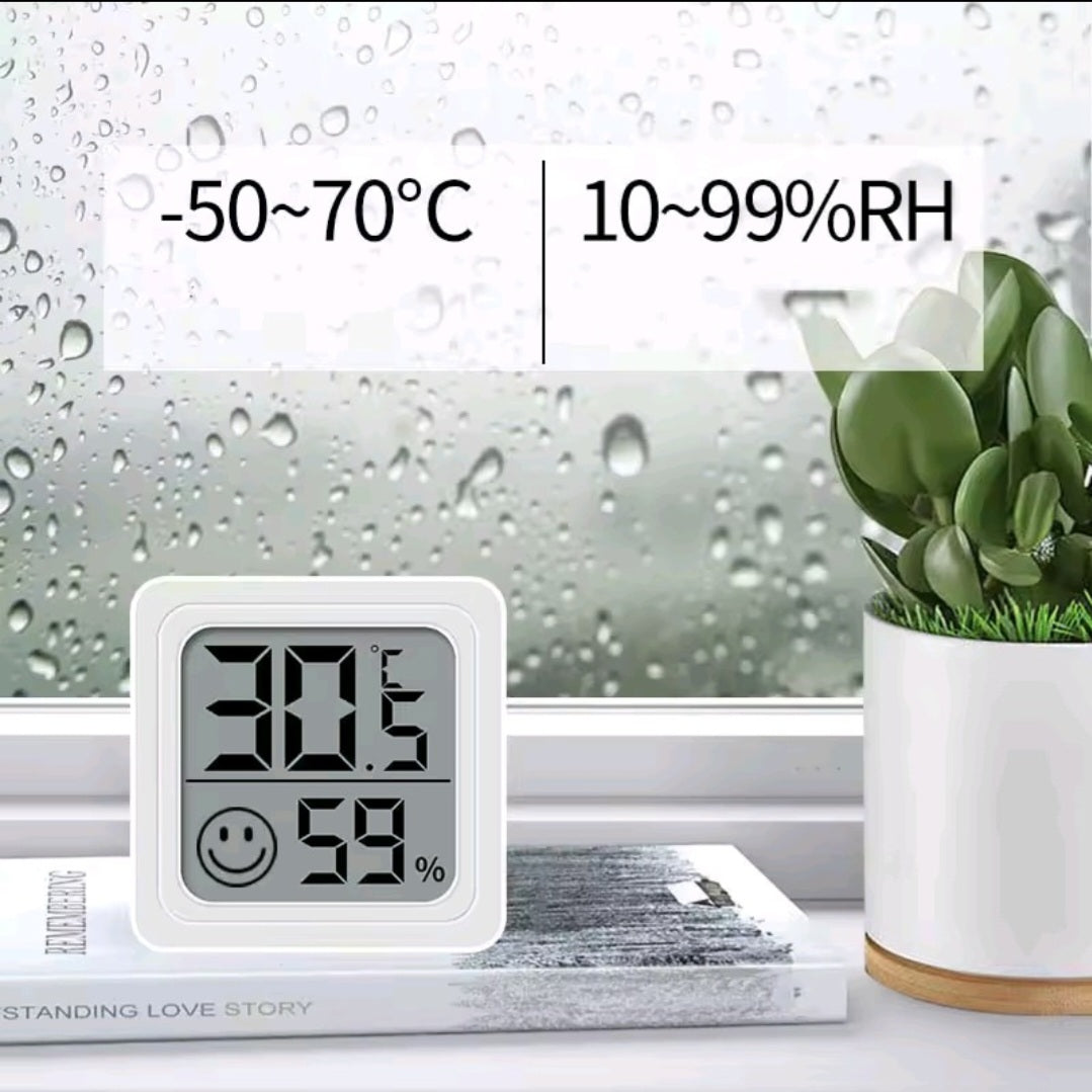 Smart Digital Thermometer & Hygrometer – Minimalist Comfort Monitor