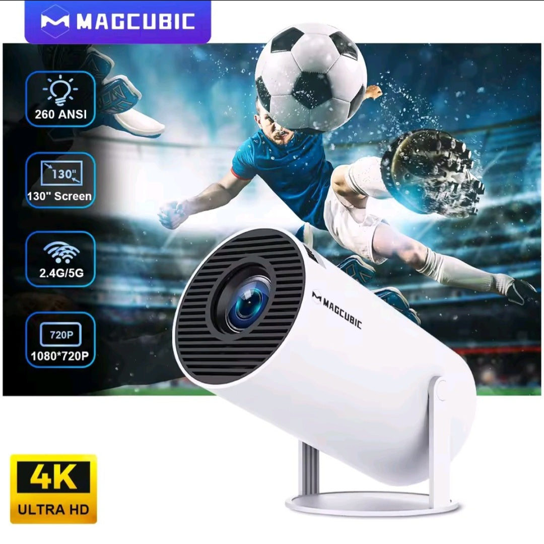 MAGCUBIC Smart Wi-Fi Mini Projector – 4K Ultra HD Home Cinema