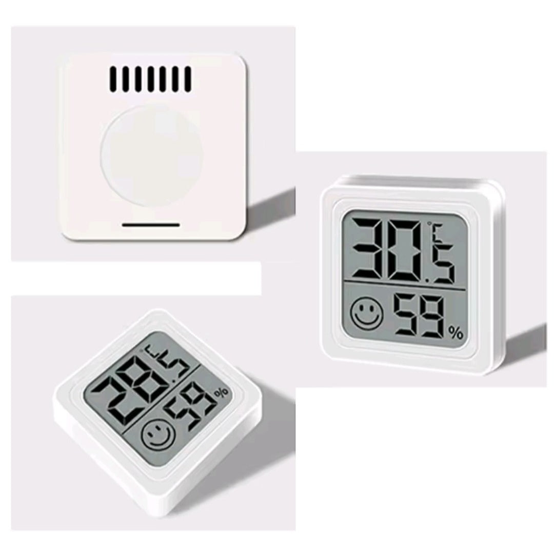 Smart Digital Thermometer & Hygrometer – Minimalist Comfort Monitor